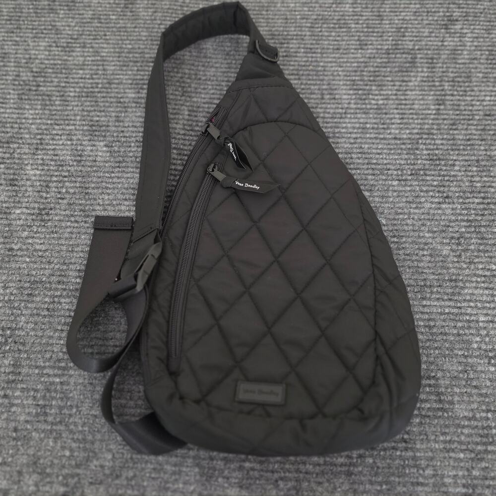 Vera Bradley Back Ultralight Essential Sling Crossbody Backpack Quilted Nylon - Picture 1 of 7
